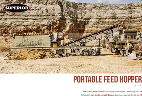 Superior Portable Feed Hopper