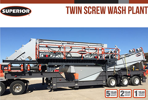 Twin Screw Wash Plant